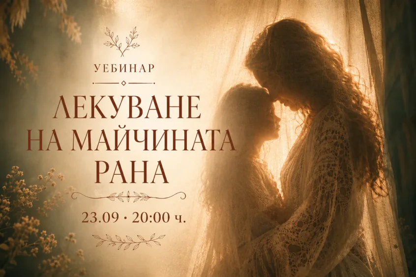 Уебинар „Лекуване на майчината рана“ с Деви, 23.09 от 20:00 ч.